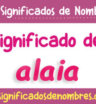 Significado de Alaïa