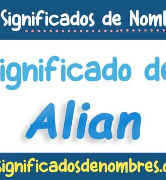 Significado de Alian