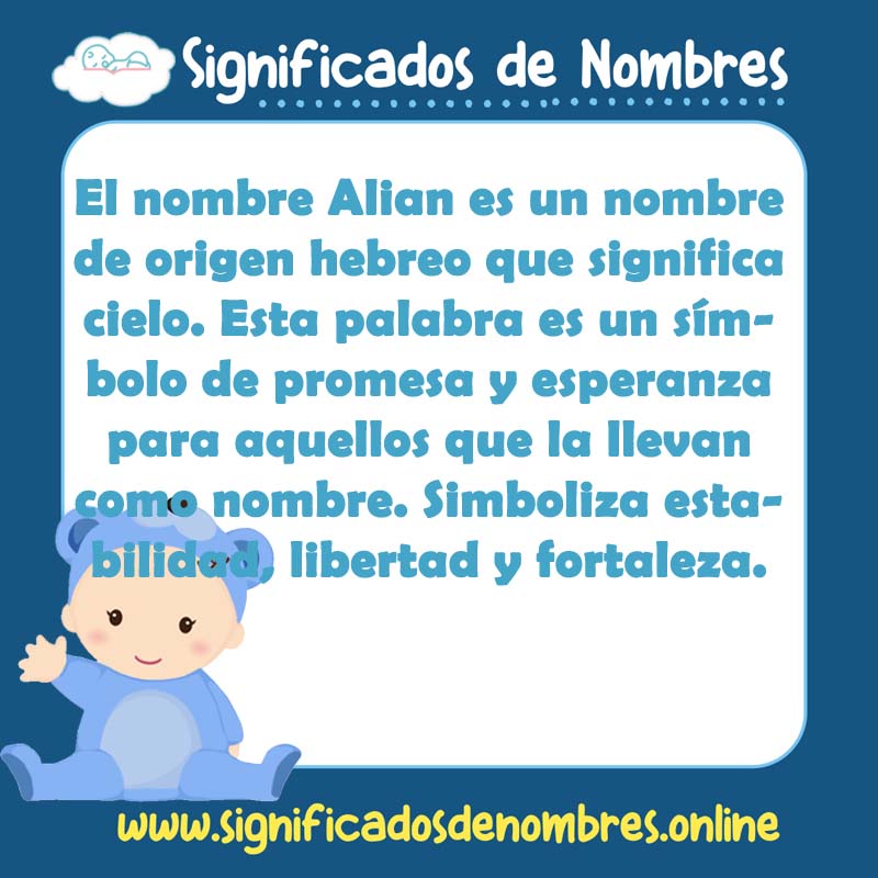 Significado y origen del nombre Alian