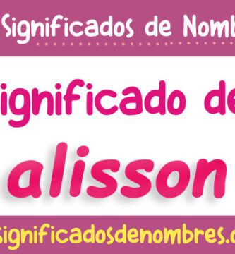 Significado de Alisson