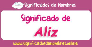 Significado de Aliz