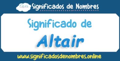 Significado de Altair