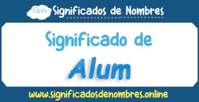 Significado de Alum