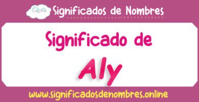 Significado de Aly