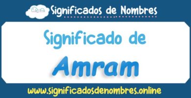 Significado de Amram