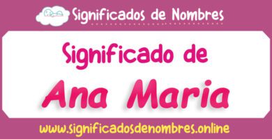 Significado de Ana Maria