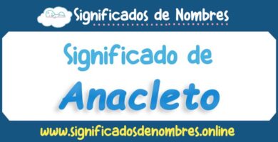 Significado de Anacleto
