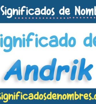 Significado de Andrik