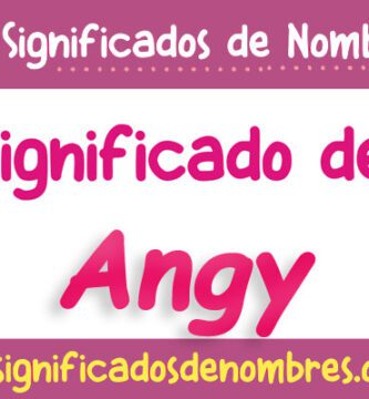 Significado de Angy