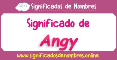 Significado de Angy
