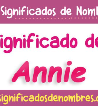 Significado de Annie