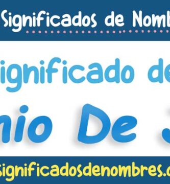 Significado de Antonio De Jesus