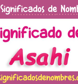 Significado de Asahi