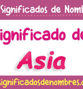 Significado de Asia