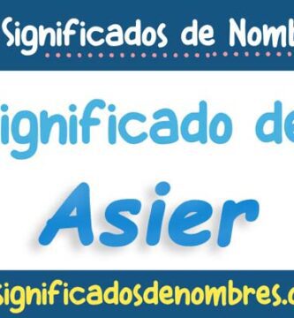 Significado de Asier