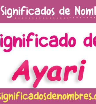 Significado de Ayari