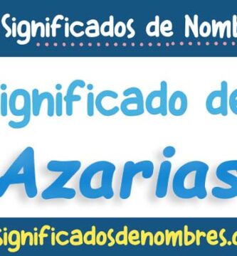 Significado de Azarias