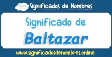 Significado de Baltazar