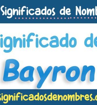 Significado de Bayron