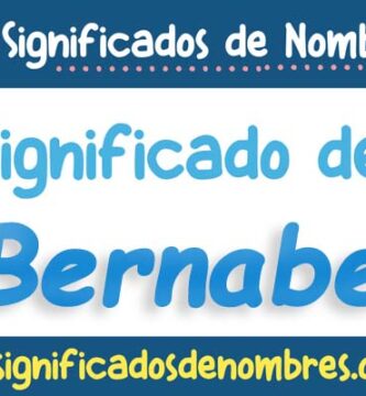 Significado de Bernabe