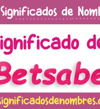 Significado de Betsabe