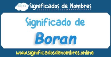 Significado de Boran