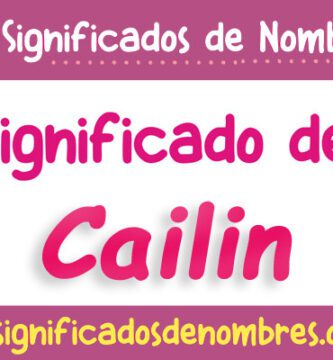 Significado de Cailin