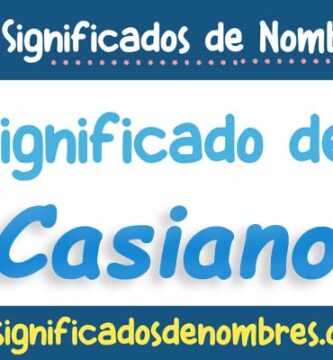 Significado de Casiano