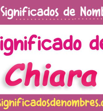 Significado de Chiara