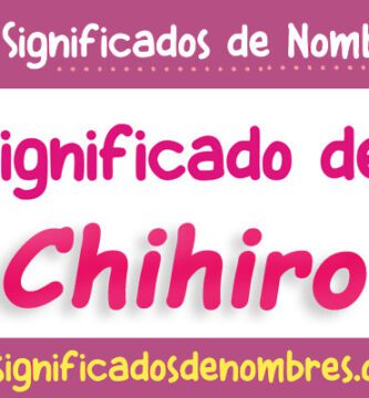 Significado de Chihiro