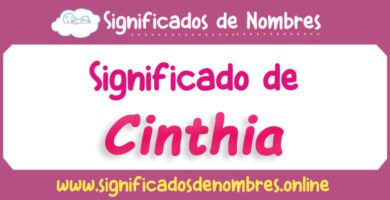Significado de Cinthia
