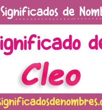Significado de Cleo