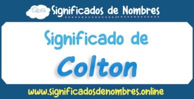 Significado de Colton