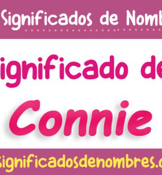 Significado de Connie
