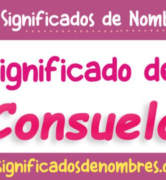 Significado de Consuelo