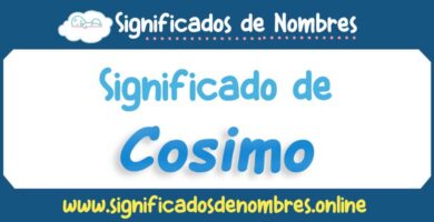 Significado de Cosimo