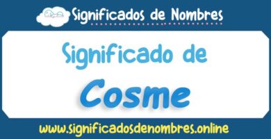 Significado de Cosme