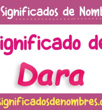 Significado de Dara
