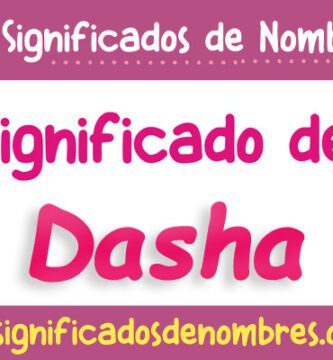 Significado de Dasha