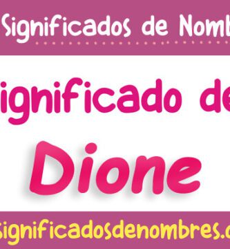 Significado de Dione