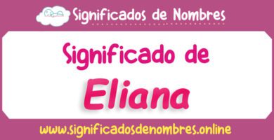 Significado de Eliana