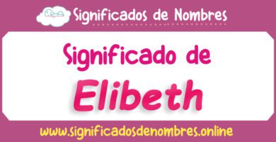 Significado de Elibeth