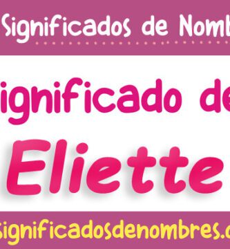 Significado de Eliette
