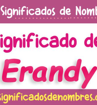 Significado de Erandy