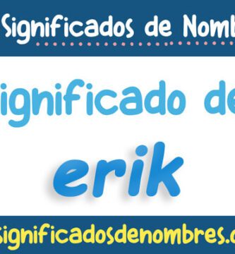 Significado de Erik