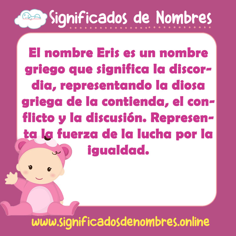 Significado y origen del nombre Eris