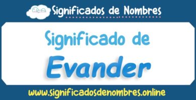 Significado de Evander