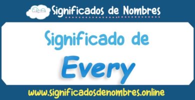 Significado de Every