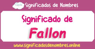 Significado de Fallon