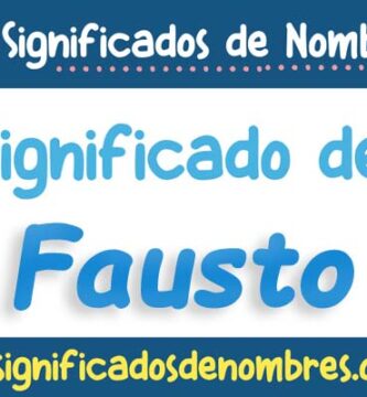 Significado de Fausto